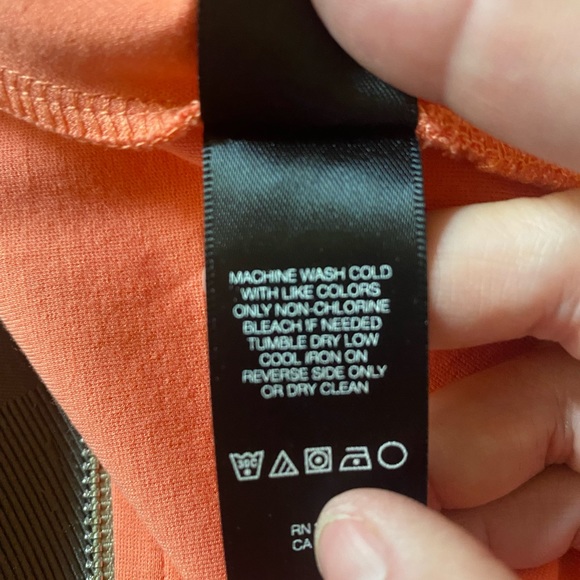 Kenneth Cole peach sleeveless dress. Size 8 - Picture 6 of 7